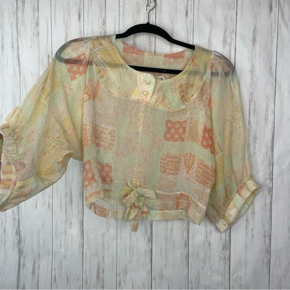 Vintage Patchwork blouse - Picture 2 of 6